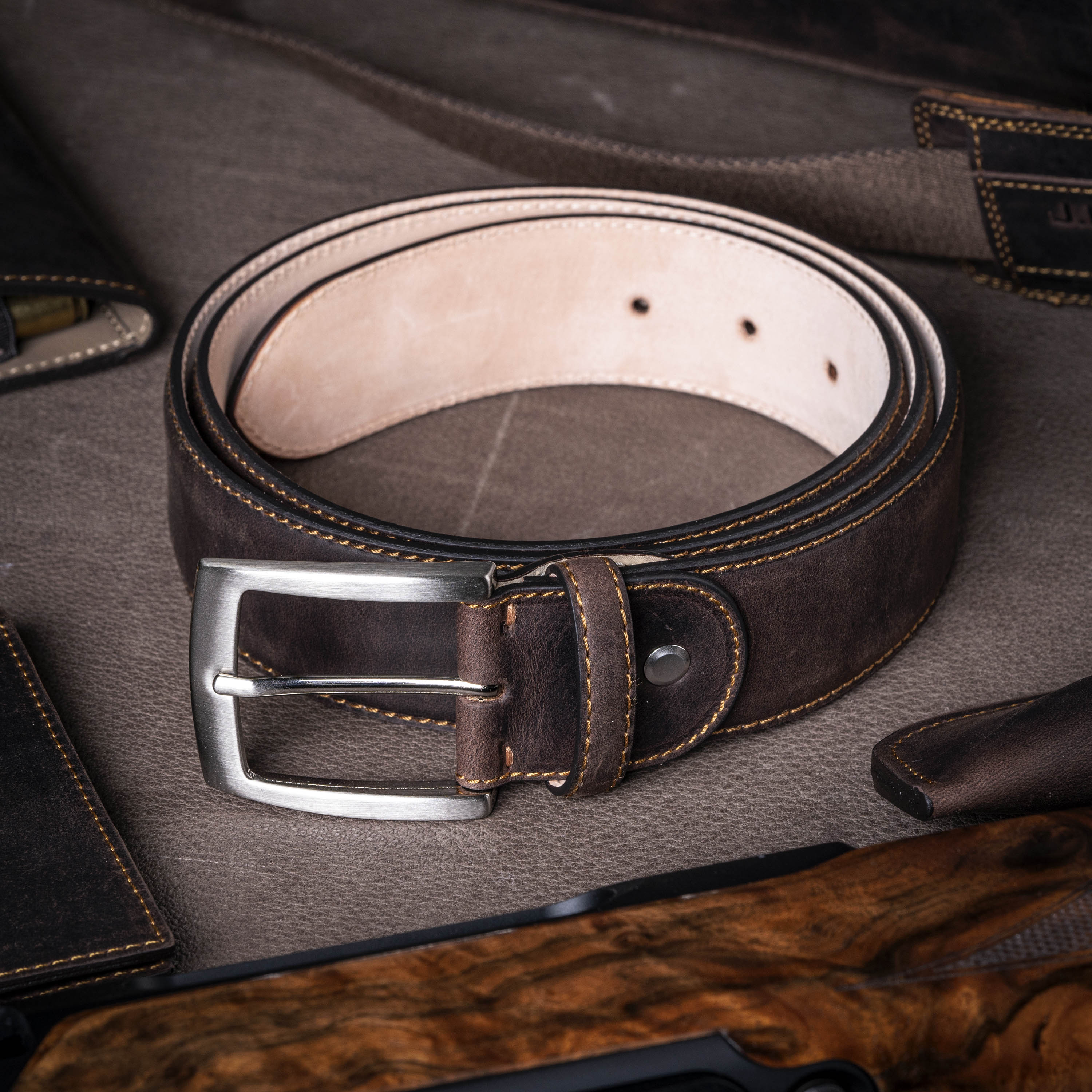 SAUER Leather Belt